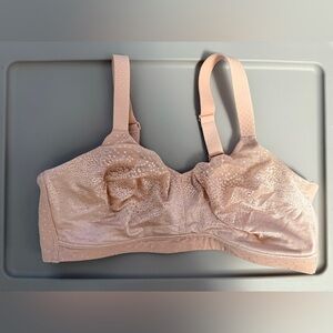 Wacoal Back Appeal Wire Free Bra in 40DDD in Rose Dust.